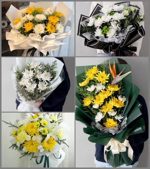 广西来宾忻城县思练镇白事花束代送